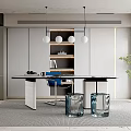 Modern study 3d model