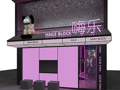 Modern Bar Fashion Small Bar 3d model