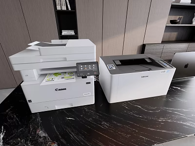 Modern Canon Business Printers Multifunction And Laser Models For Office Use 3d model
