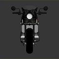 Sleek Modern Motorcycle Featuring Black Frame Red Accents And Leather Seat