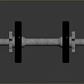 Sturdy Metallic Dumbbell With Adjustable Weight Plates And Metal Bar For Gym Workouts