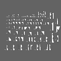 modern plaster line 3d model