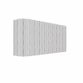Sleek Modern White Wall Lamp With Vertical Strips For Home Interior Decor