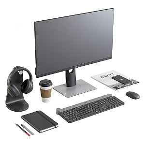 Modern Computer Equipment 3d model