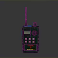 Green Walkie Talkie With Antenna Screen And Emergency Button For Daily Use