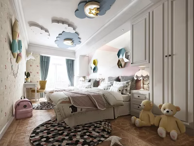 Children's room 3d model