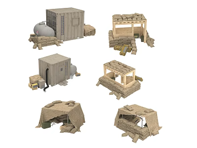 Various Types of Industrial Equipment Including Modular Units and Components 3d model Various Types of Industrial Equipment Including Modular Units and Components 3d model