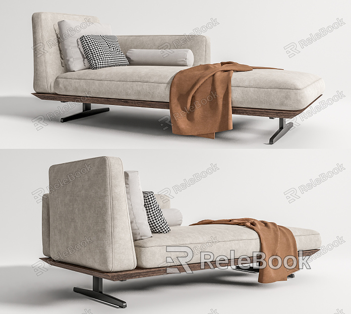 Modern chaise longues model