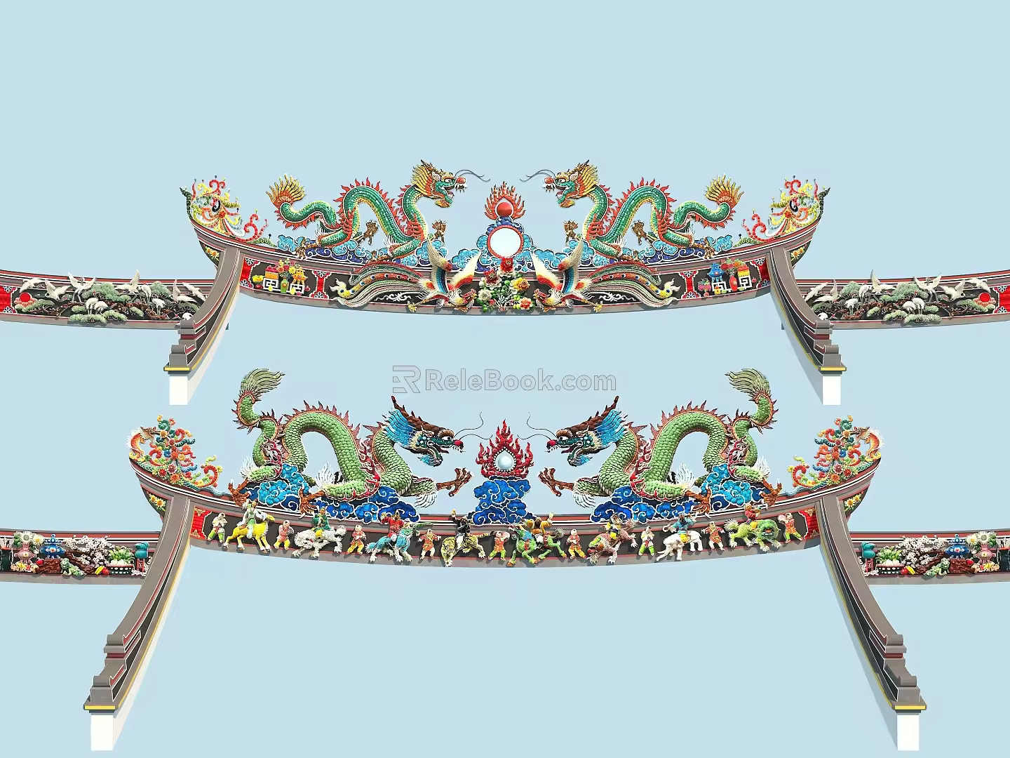 Chaoshan ridge porcelain inlay 3d model