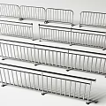 Stainless Steel Metal Railings For Safety Barriers And Crowd Control Use