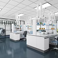 Modern Laboratory 3d model