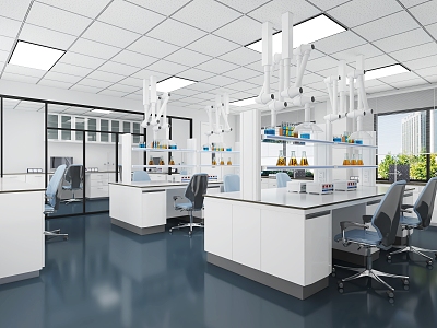 Modern Laboratory 3d model