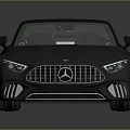 Gray Convertible Sports Car With Open Top Sleek Design And Black Wheels On Reflective Surface