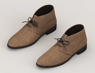 Leather Shoes 3d model