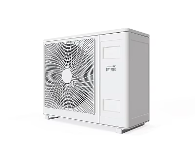 Modern White Air Conditioner Fan With Compact Design And Efficient Cooling Function 3d model