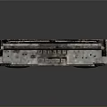 Vintage Radio With Large Speakers AM FM Cassette Player And Metal Handle