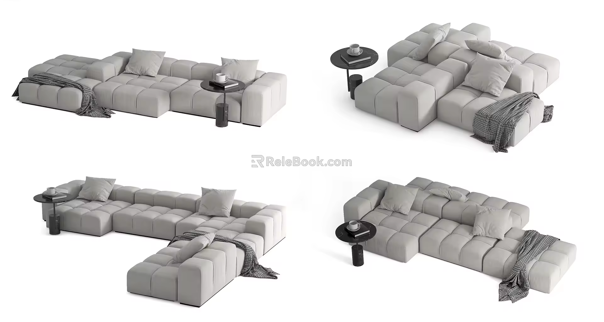 Modern Combination Sofa 3d model