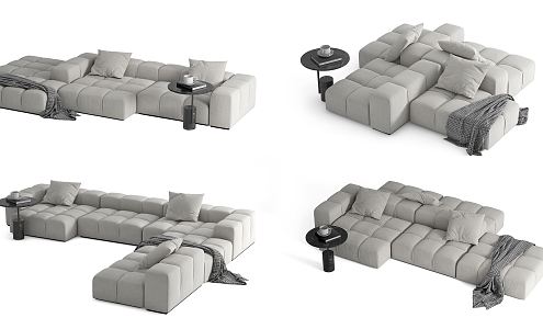 Modern Combination Sofa 3d model