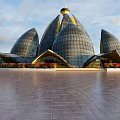 Modern Architecture Lotus Architecture 3d model