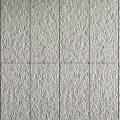 Gray Textured Background Wall With Square Tiles And Rough Surface Design