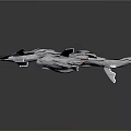Modern Sleek Black And White Watercraft With High Speed Aerodynamic Design
