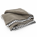 American Scarf Blanket 3d model