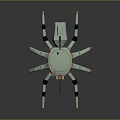 Modern Machine Spider Robot Spider Robot Mecha Spider Science Fiction Spider 3d model