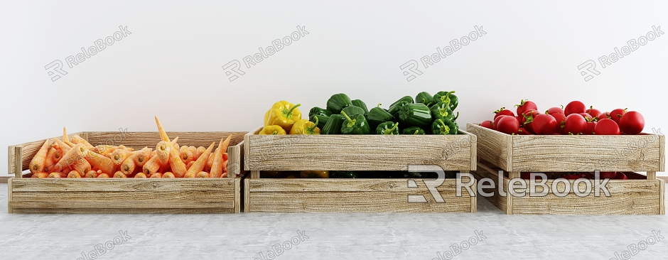 Modern Vegetables Fresh Vegetables model