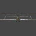 Russian Soviet biplane 3d model