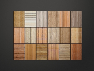 Modern Wood Floor Preservative Wood Outdoor Wood Floor 3d model