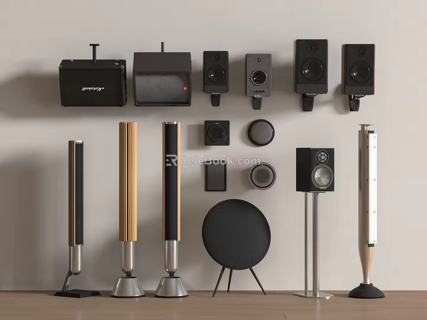 Sound combination 3d model