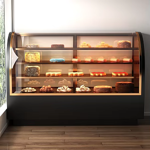 Indoor Tooling Freezer Preservation Cabinet Cake Biscuits Bread Locker 001 3d model