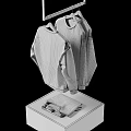 Gray Casual Clothes Including Supreme Logo Sweaters Hanging And Folded Knitwear For Everyday Wear