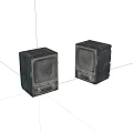 Antique Audio Old Objects 3d model