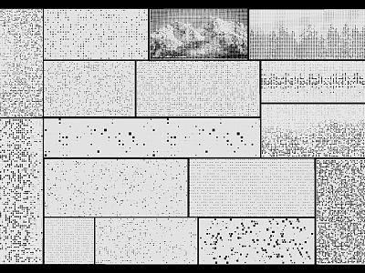 Modern Perforated Panel Perforated Landscape Wall model