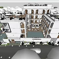 INS Wind Net Red Homestay Residence Self-built 3d model