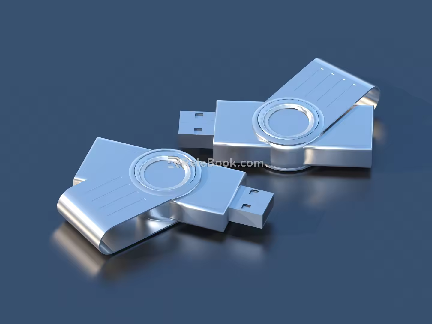 U disk external hard disk mobile hard disk 3d model