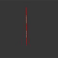 Red And White Striped Pole With White Guy Wires On Dark Background