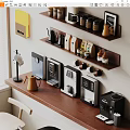 Modern coffee machine 3d model
