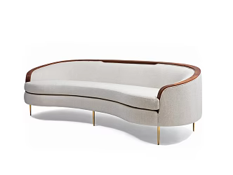Light Luxury Sofa 3d model