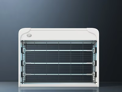 Smart Machine With White Front Grid Panel And Modern Design For Indoor Use 3d model
