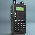 BAOFENG Walkie Talkie With Digital Screen Long Antenna And Control Buttons