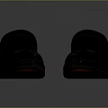 Black Casual Slippers With Adjustable Strap And Non Slip Sole For Everyday Home Wear