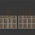 Structural Construction Formwork Equipment With Steel Reinforcement And Building Templates