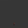 Anime Style Character Outfit With Brown Spiky Hair Red Black Attire And Ornate Boots