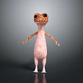 Lizard Anime Lizard Chameleon Cartoon Lizard Reptile Cold Blooded Animal Reptile Class 3d model