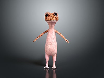 Lizard Anime Lizard Chameleon Cartoon Lizard Reptile Cold Blooded Animal Reptile Class 3d model