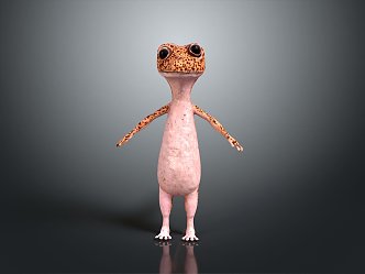 Lizard Anime Lizard Chameleon Cartoon Lizard Reptile Cold Blooded Animal Reptile Class 3d model