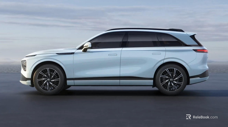 Sleek Modern SUV Car Exterior With Streamlined Body Black Wheels And Roof Rails 3d model 