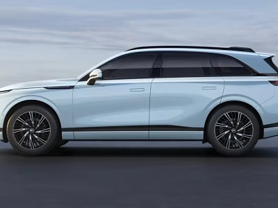 Sleek Modern SUV Car Exterior With Streamlined Body Black Wheels And Roof Rails 3d model